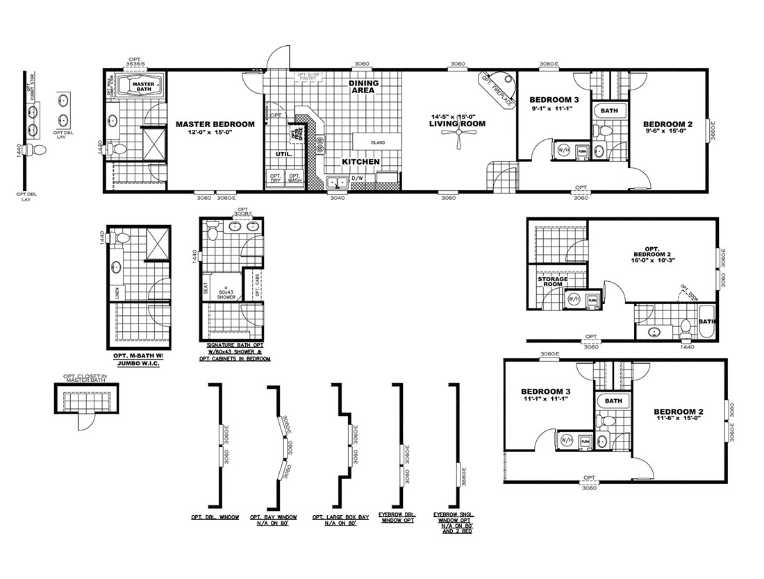 The DECISION MAKER 16763B Floor Plan