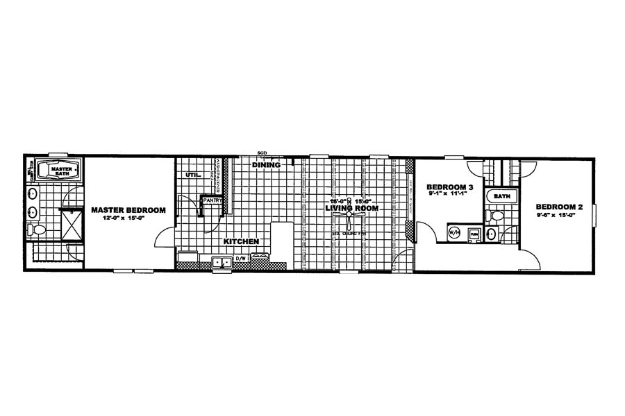 The ANNIVERSARY 16763A Floor Plan