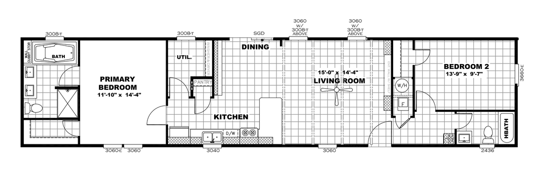 The ANNIVERSARY 16682A Floor Plan
