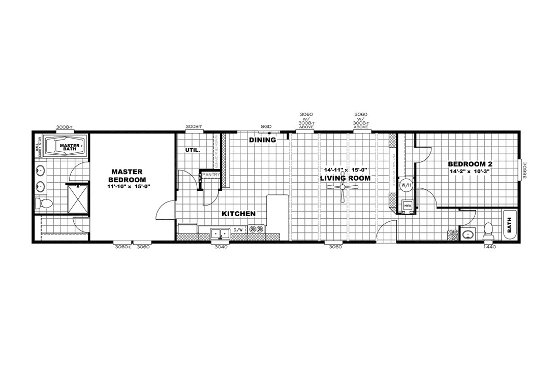 The ANNIVERSARY 16682A Floor Plan