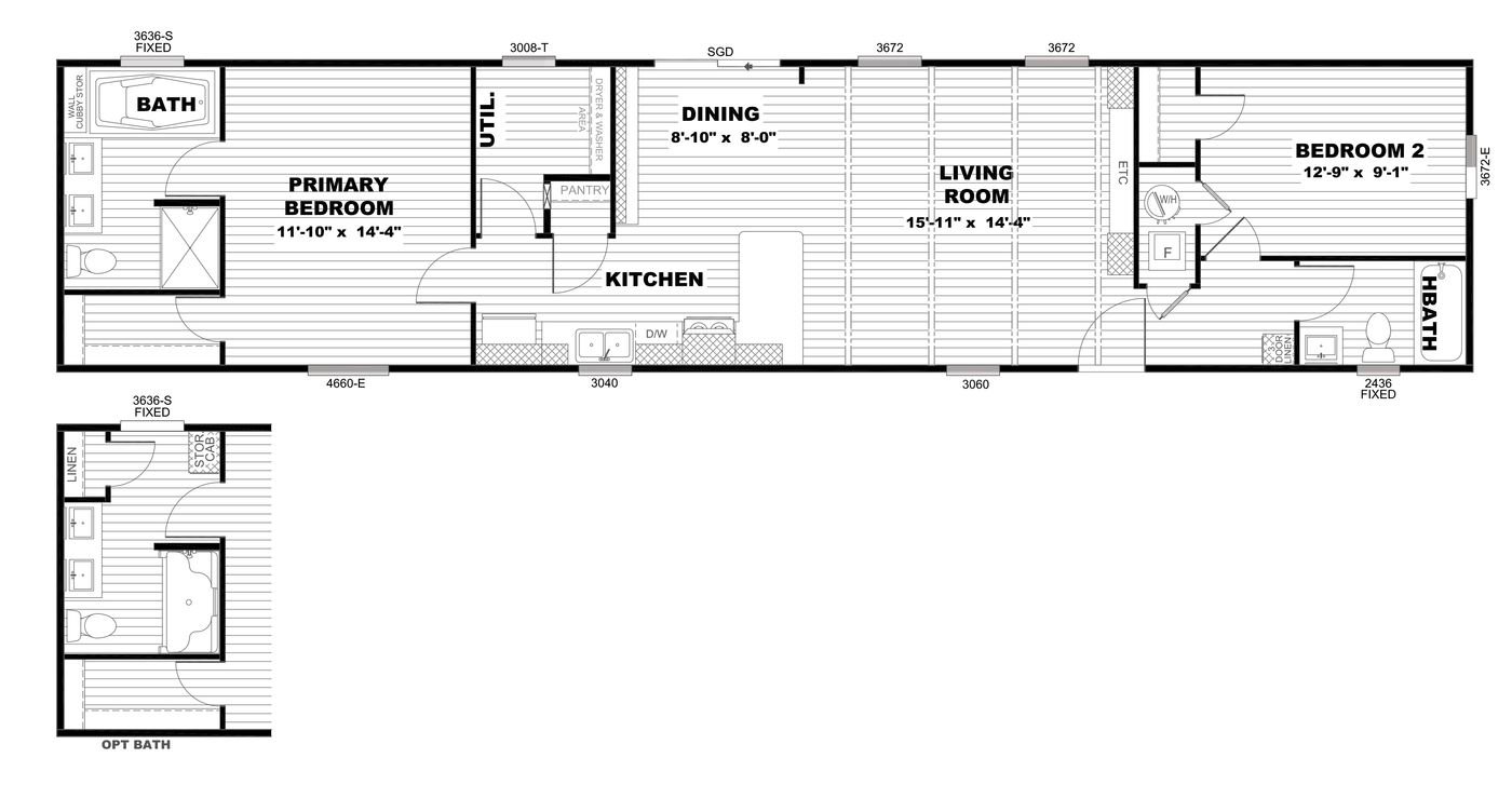 The ANNIVERSARY 16682A Floor Plan