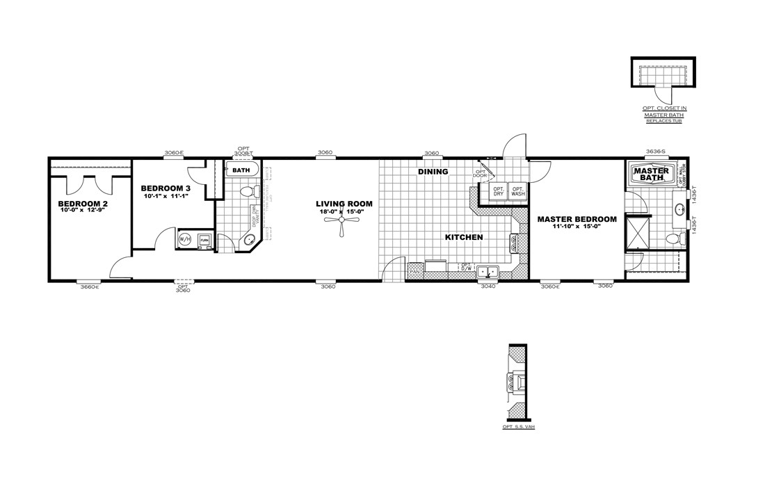 The DECISION MAKER 16803U Floor Plan