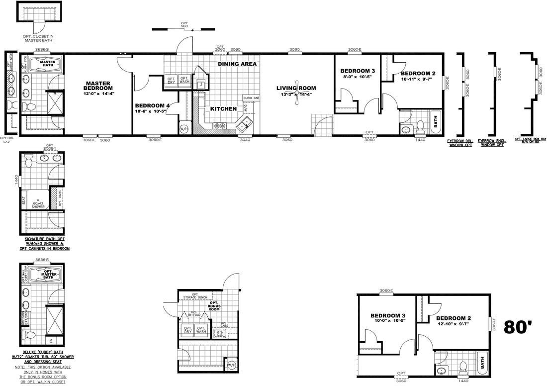 The DECISION MAKER 16764F Floor Plan