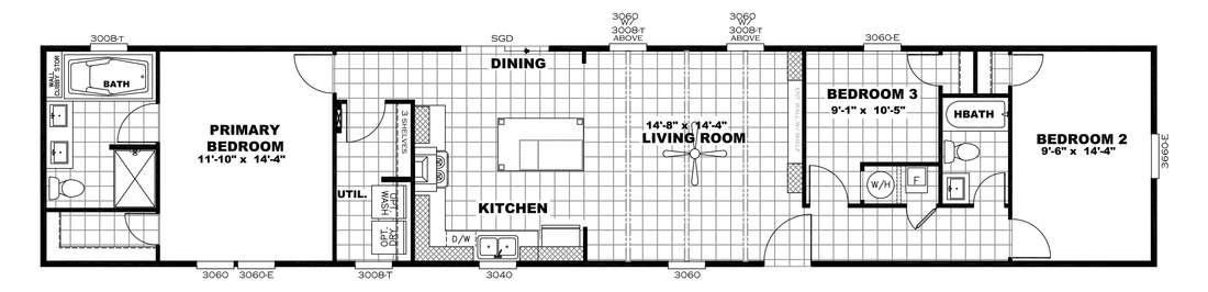 The ANNIVERSARY 16763I Floor Plan