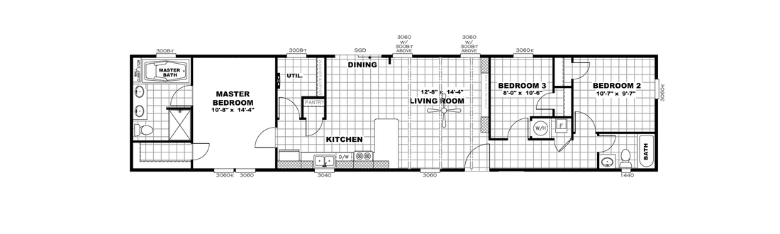 The ANNIVERSARY 16683B Floor Plan