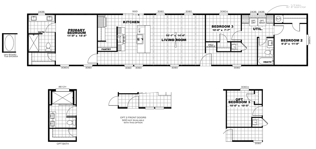 The INSPIRATION 16803A Floor Plan