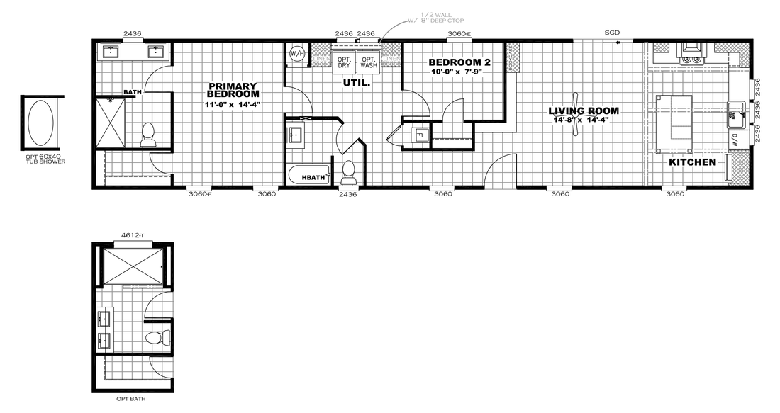 The INSPIRATION 16662A Floor Plan