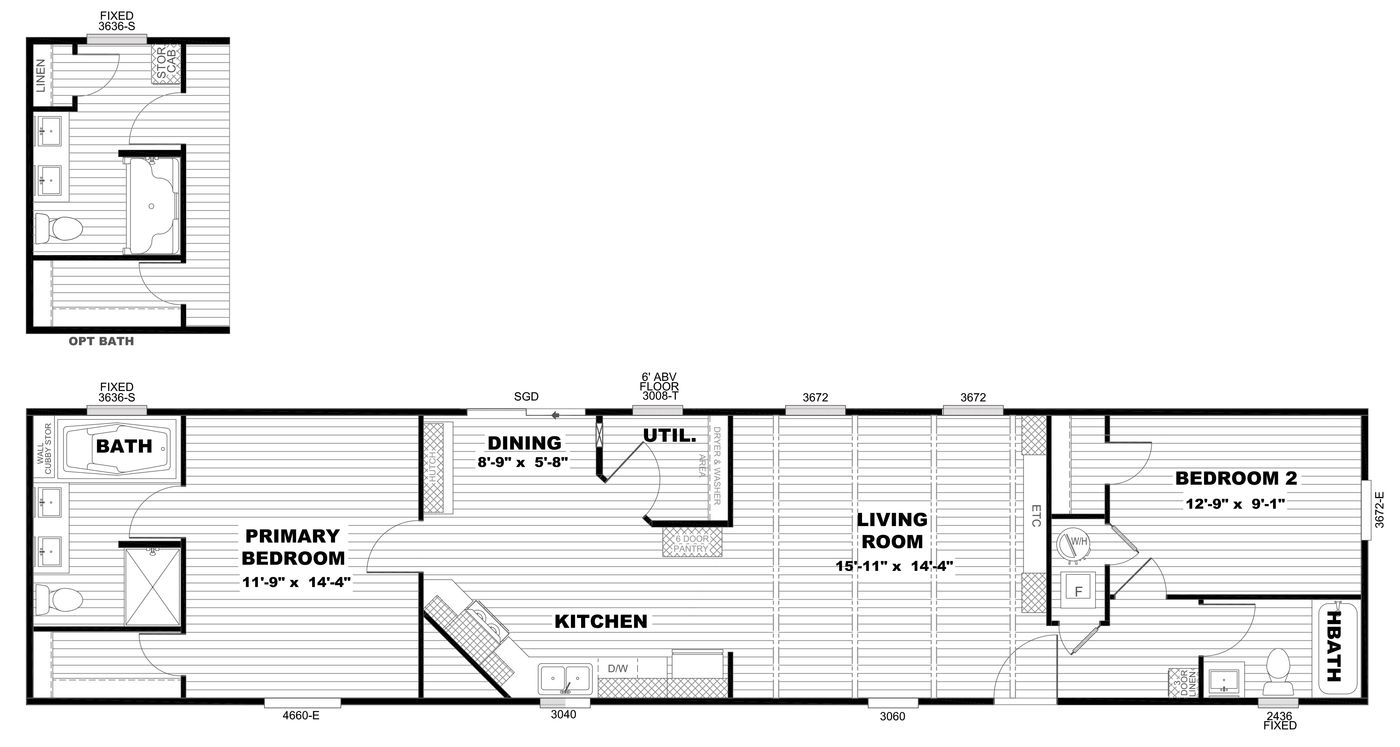 The ANNIVERSARY 16682F Floor Plan