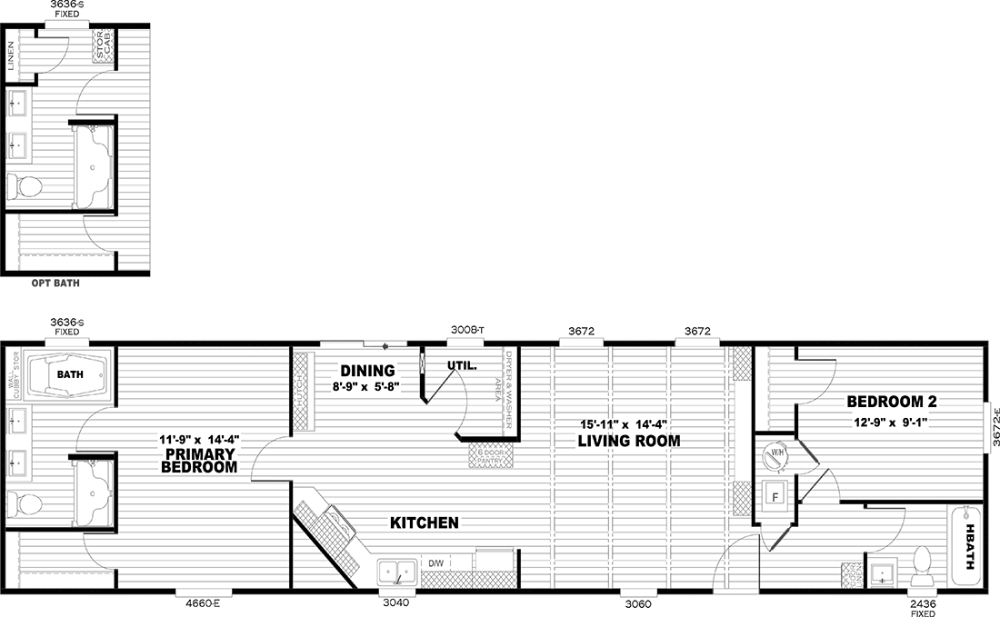 The ANNIVERSARY 16682F Floor Plan