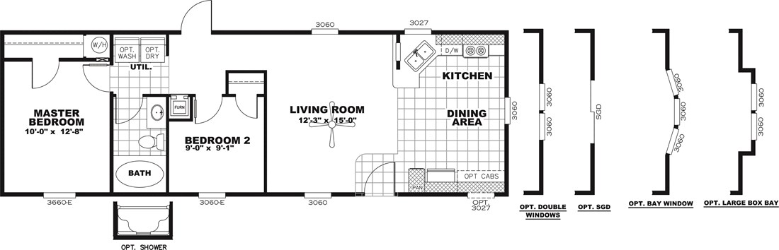 The DECISION MAKER 16482B Floor Plan