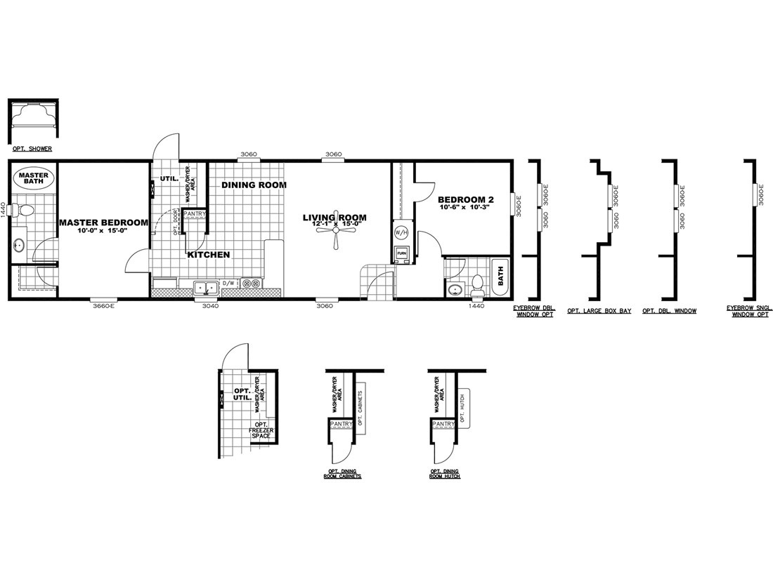 The DECISION MAKER 16562A Floor Plan