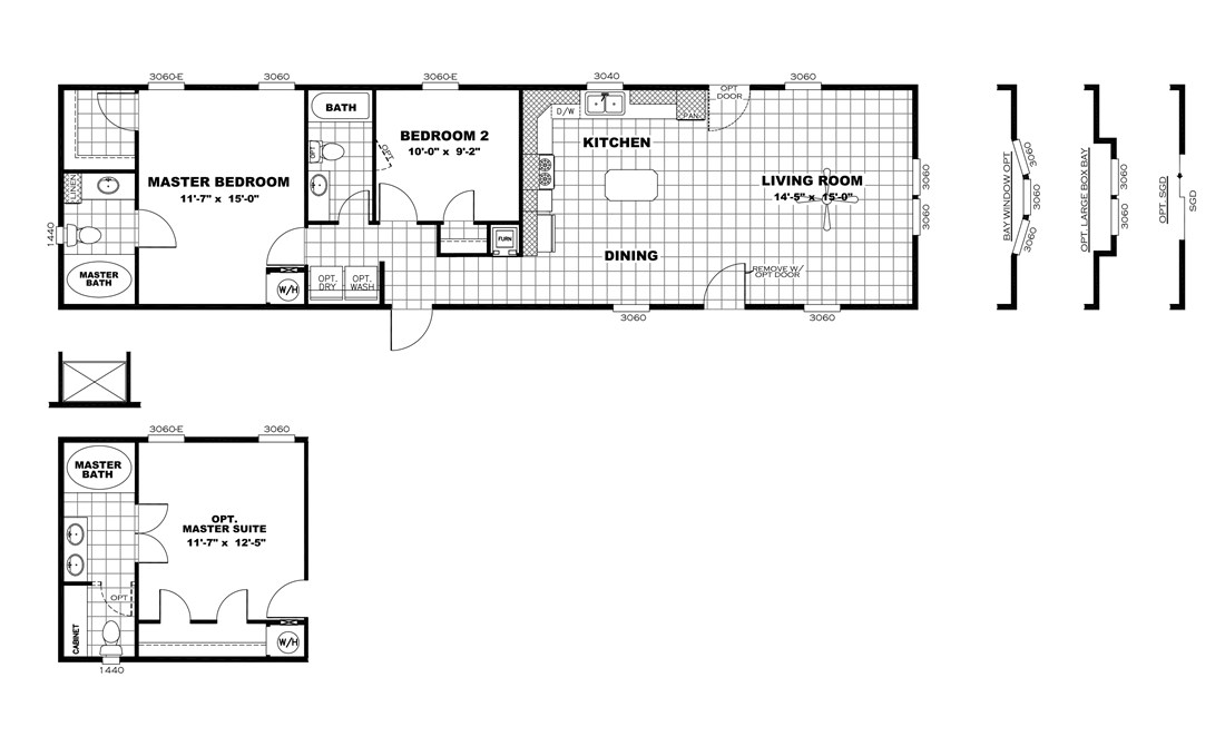The DECISION MAKER 16602L Floor Plan
