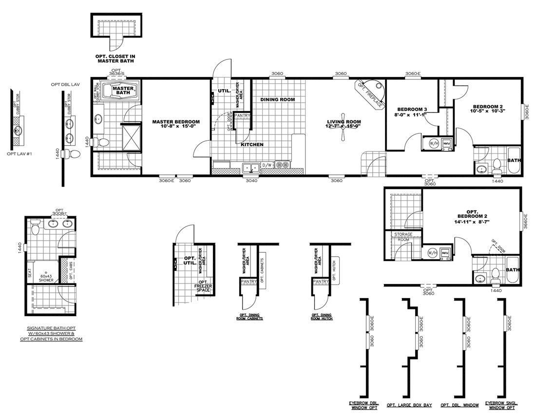 The DECISION MAKER 16683A Floor Plan