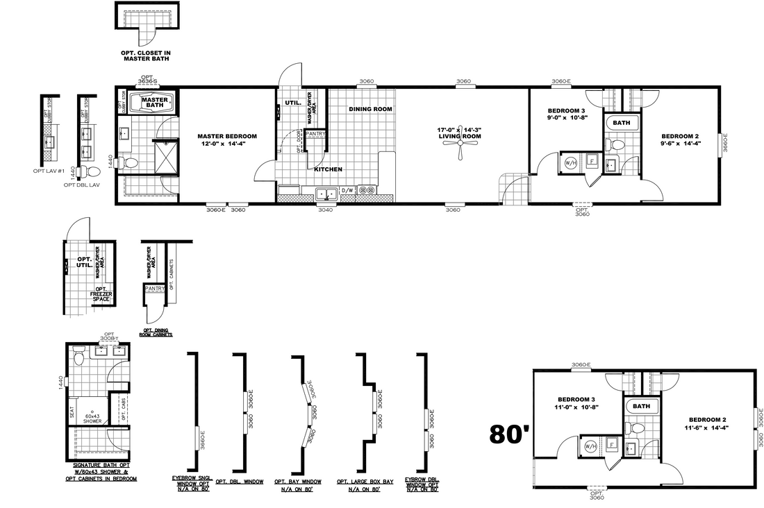 The DECISION MAKER 16763A Floor Plan