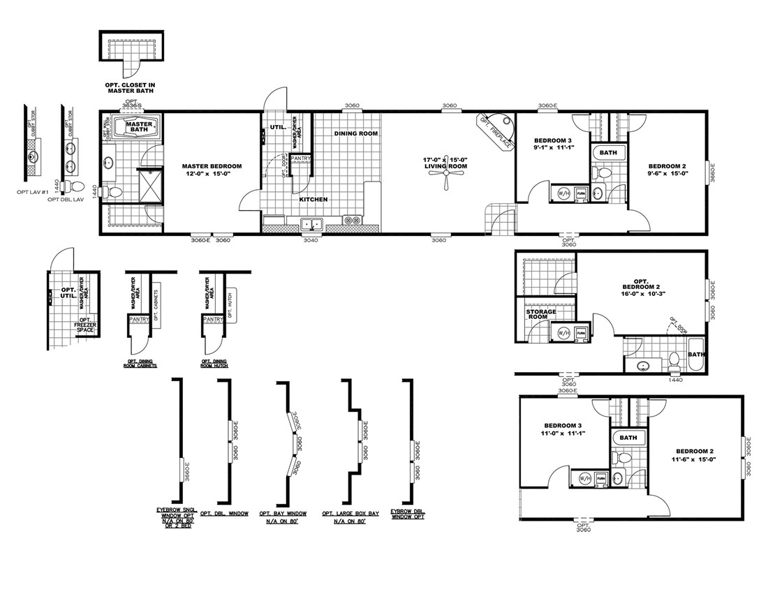 The DECISION MAKER 16763A Floor Plan