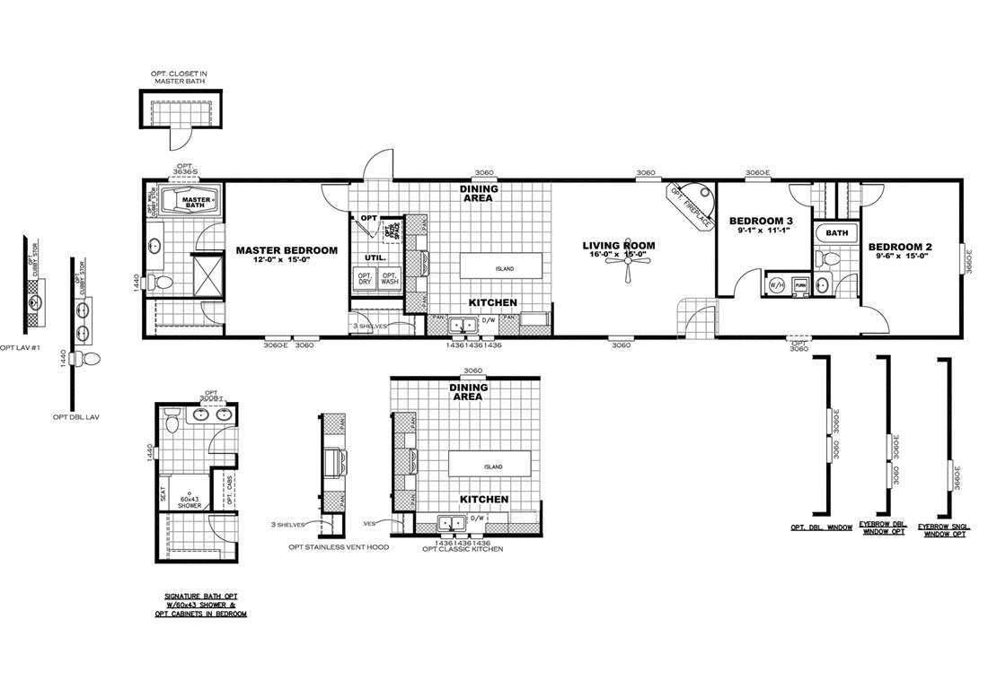 The DECISION MAKER 16803C Floor Plan